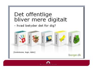 Fællesoffentlig kampagne for offentlig digital selvbetjening 2013