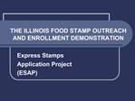 Express Stamps Application Project ESAP