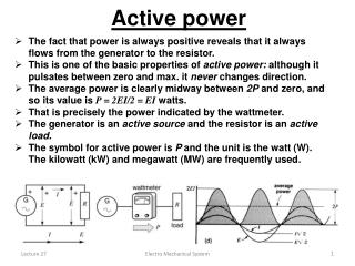 Active power