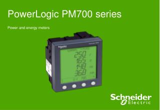 PowerLogic PM700 series