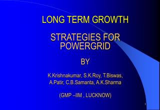 Indian Power System – Institutional Framework