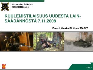 Maavoimien Esikunta Henkilöstöosasto