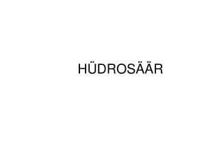 HÜDROSÄÄR