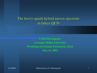 The heavy-quark hybrid meson spectrum in lattice QCD