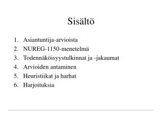 Sisältö