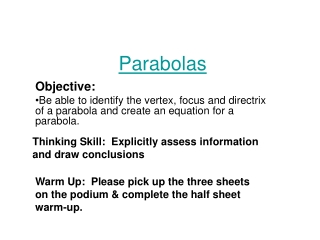 Parabolas