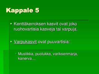 Kappale 5