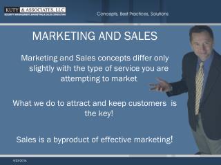 MARKETING AND SALES