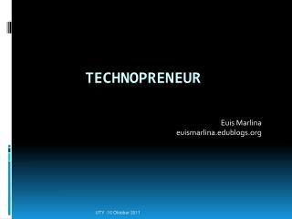 technopreneur