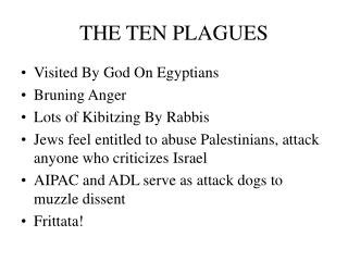 THE TEN PLAGUES