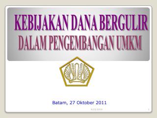 Batam, 27 Oktober 2011