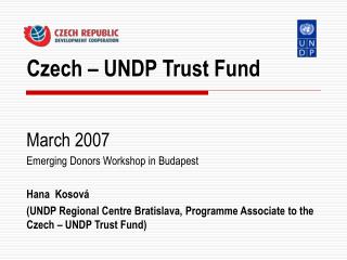 Czech – UNDP Trust Fund