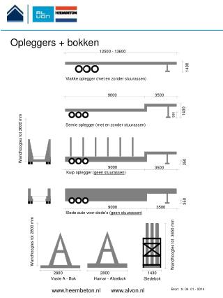 Opleggers + bokken