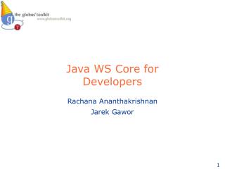 Java WS Core for Developers