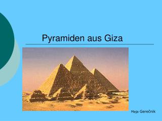 Pyramiden aus Giza