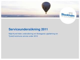Serviceundersökning 2011