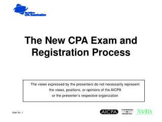 The New CPA Exam and Registration Process