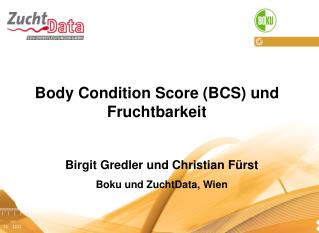 Body Condition Score (BCS) und Fruchtbarkeit