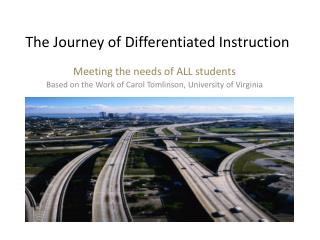 The Journey of Differentiated Instruction