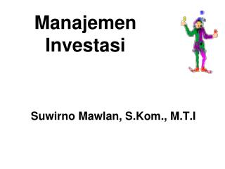 Suwirno Mawlan, S.Kom., M.T.I