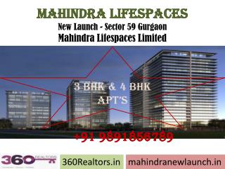 Real Estate: For Sale New Home CALL9891856789 MAHINDRA LIFES