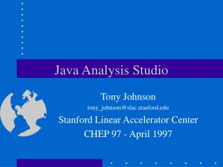 Java Analysis Studio