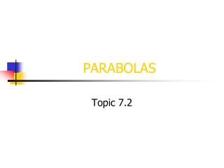 PARABOLAS