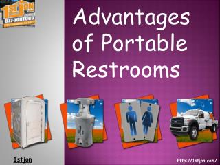 Advantages of Portable Restrooms