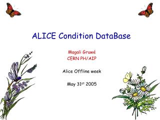 ALICE Condition DataBase