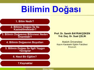 Bilimin Doğası