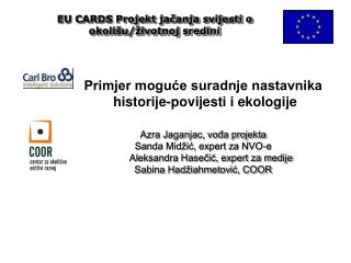 EU CARDS Projekt jačanja svijesti o okolišu/životnoj sredini
