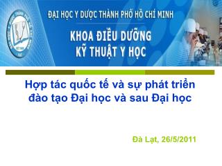 Hợp tác quốc tế và sự phát triển đào tạo Đại học và sau Đại học