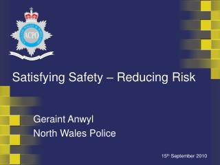Geraint Anwyl North Wales Police