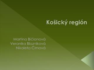 Košický región