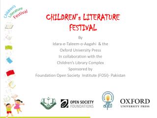 CHILDREN’s LITERATURE FESTIVAL