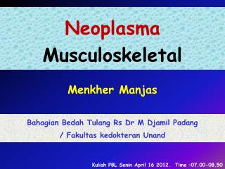 Neoplasma Musculoskeletal