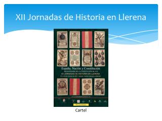 XII Jornadas de Historia en Llerena