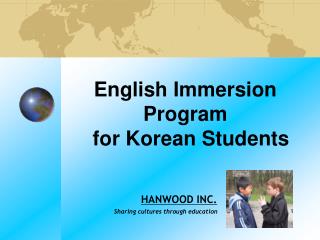 English Immersion Program for Korean Students