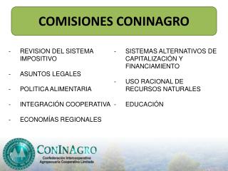 COMISIONES CONINAGRO