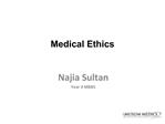 Medical Ethics