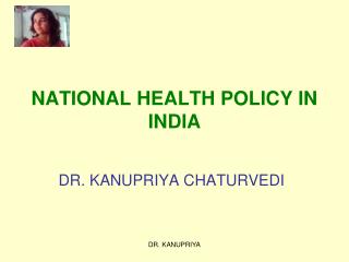 NATIONAL HEALTH POLICY IN INDIA