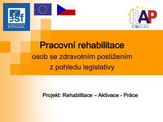 Pracovní rehabilitace osob se zdravotním postižením z pohledu legislativy