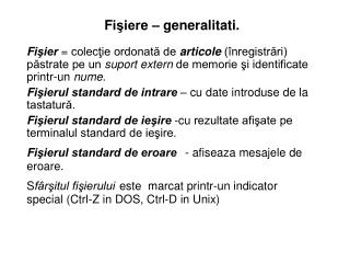 F işier e – generalitati.