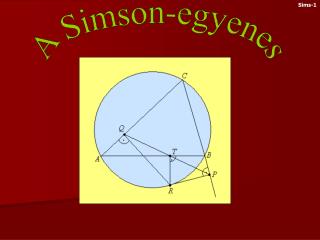 A Simson-egyenes