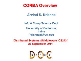 CORBA Overview