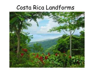 Costa Rica Landforms