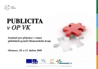 PUBLICITA v OP VK