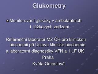 Glukometry