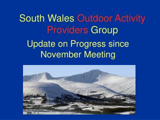 South Wales Outdoor Activity Providers Group
