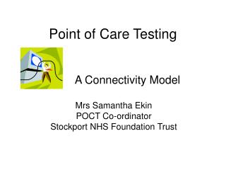 Point of Care Testing